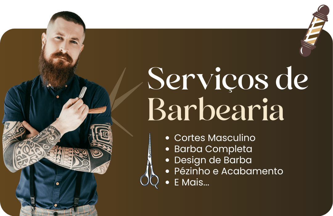 Modelo Barbeiro Servicos